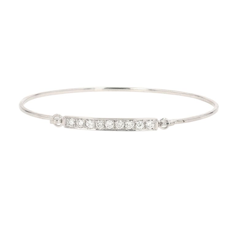 Acheter Bracelet diamants 0.56 carat or blanc 6.72g Comme neuf - 1750,00 € Bracelet diamants 0.56 carat or blanc 6.72g Comme neuf - reconditionné disponible sur Gemme Les Bijoux